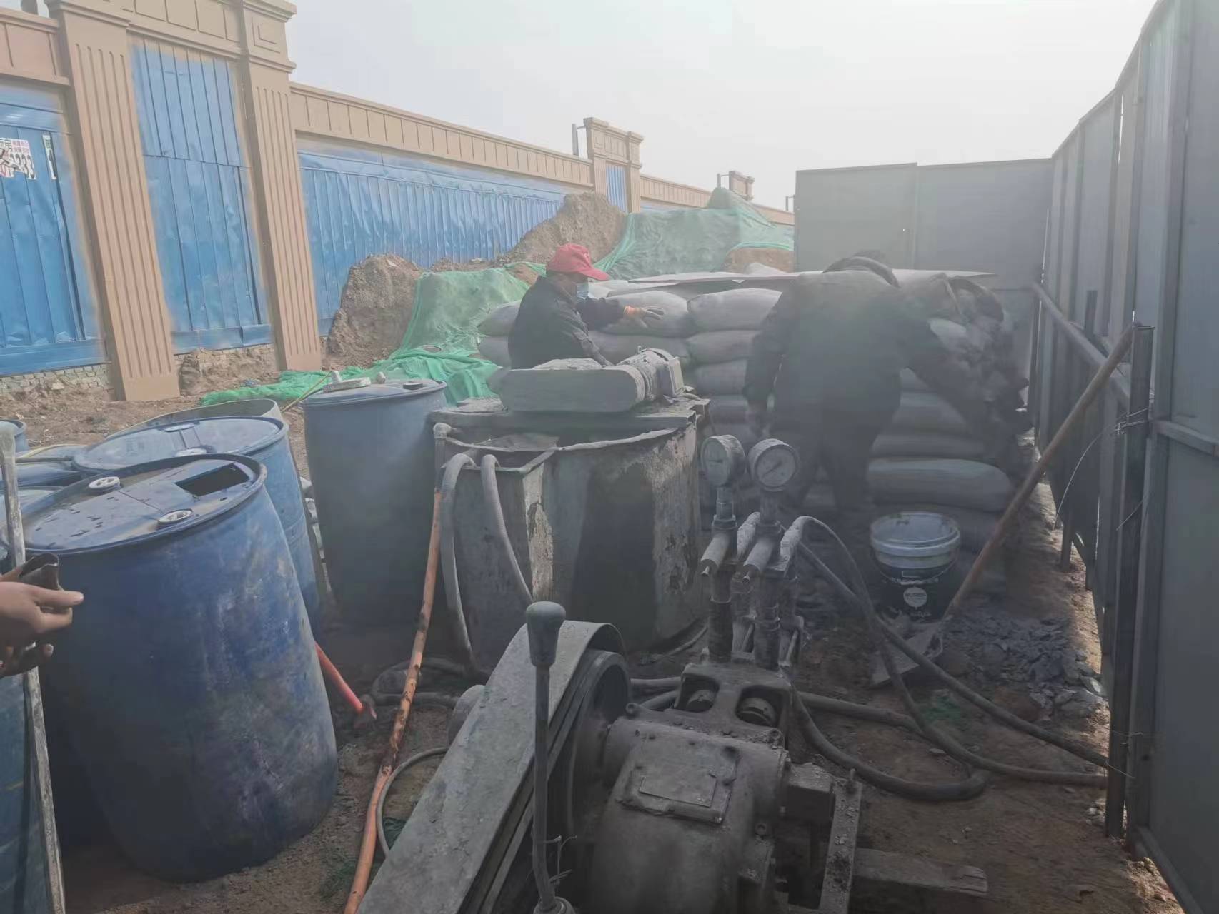 介休地基沉降注浆加固